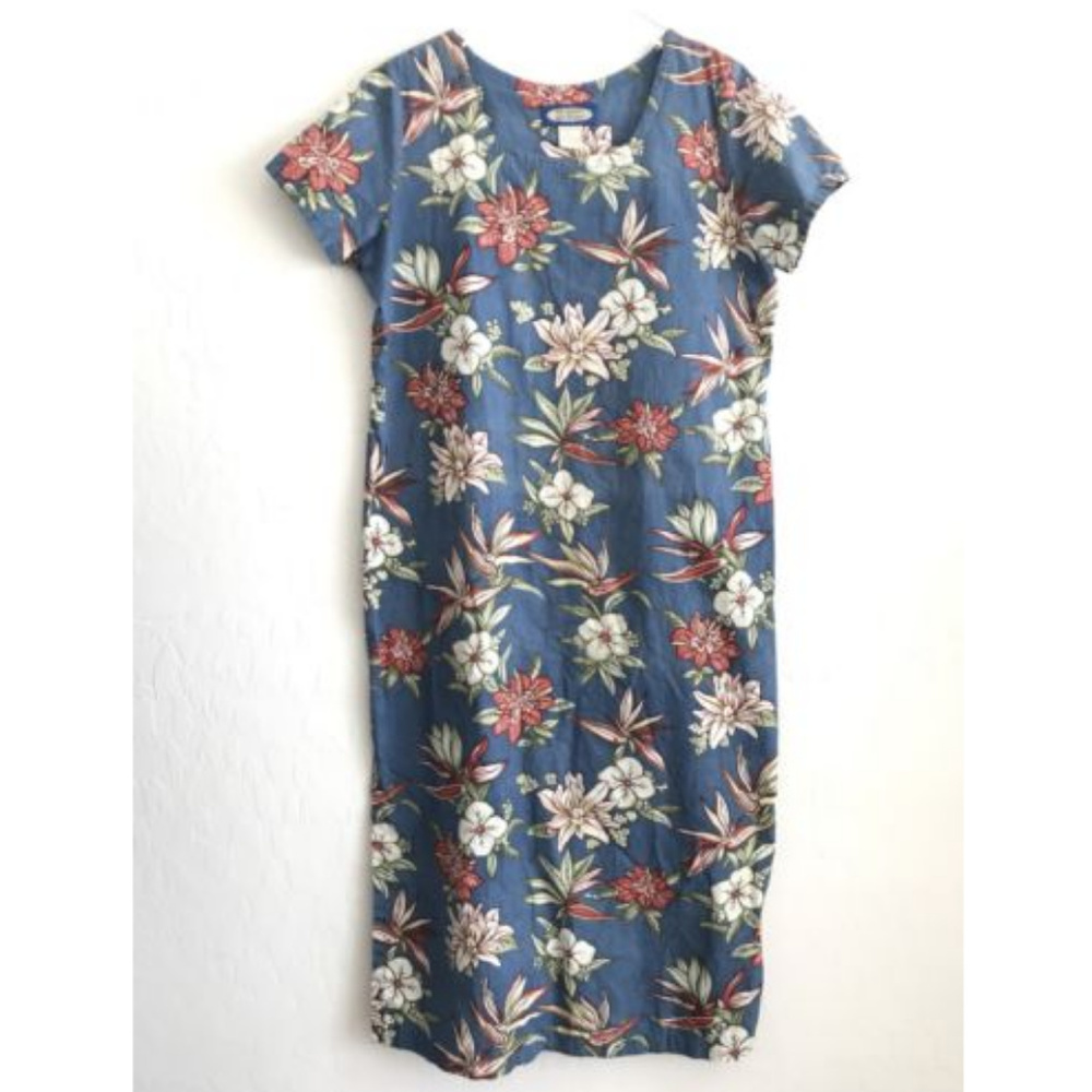 Phil Edwards by Reyn Spooner Blue Hawaiian Dress
